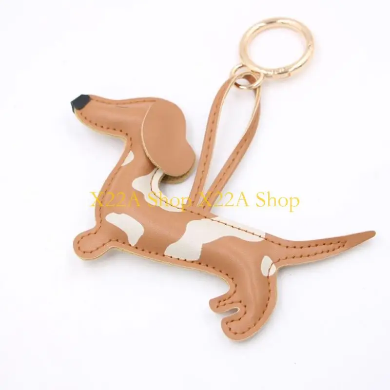 Unique Lovely Puppy Keychain With Long Rope Vibrant Colors For Dog Enthusiasts