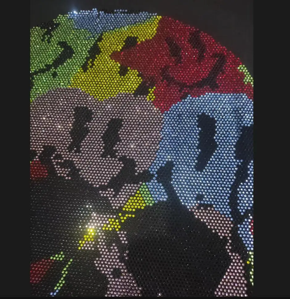 디자이너 라인스톤 풀오버 스웨터 신상 패션 캐주얼 남성 풀오버 스트릿웨어