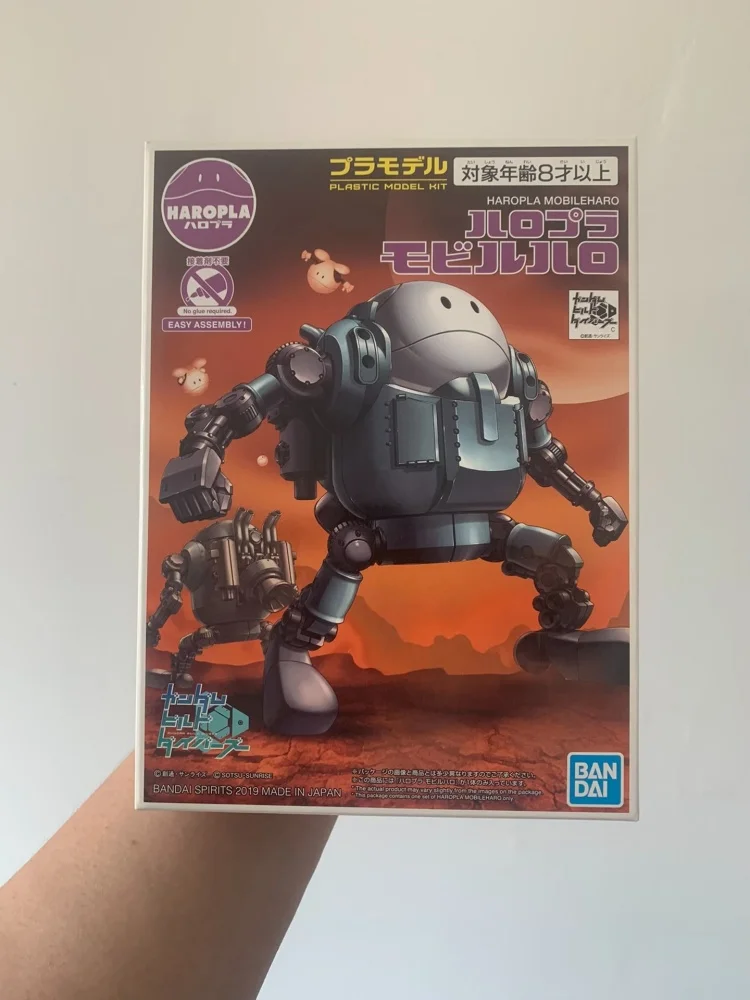 BANDAI Kotak Asli HG HGBD 1/144 Mobile Suit HAROPAL Seri Warna HARO Perakitan Action Figure Koleksi Model Mainan