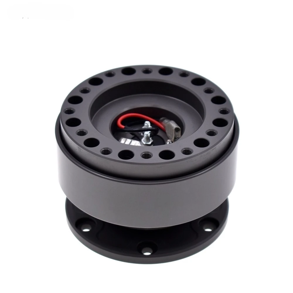 Car modification racing car steering wheel quick dismantling universal forged aluminum alloy D-type tie rod quick device