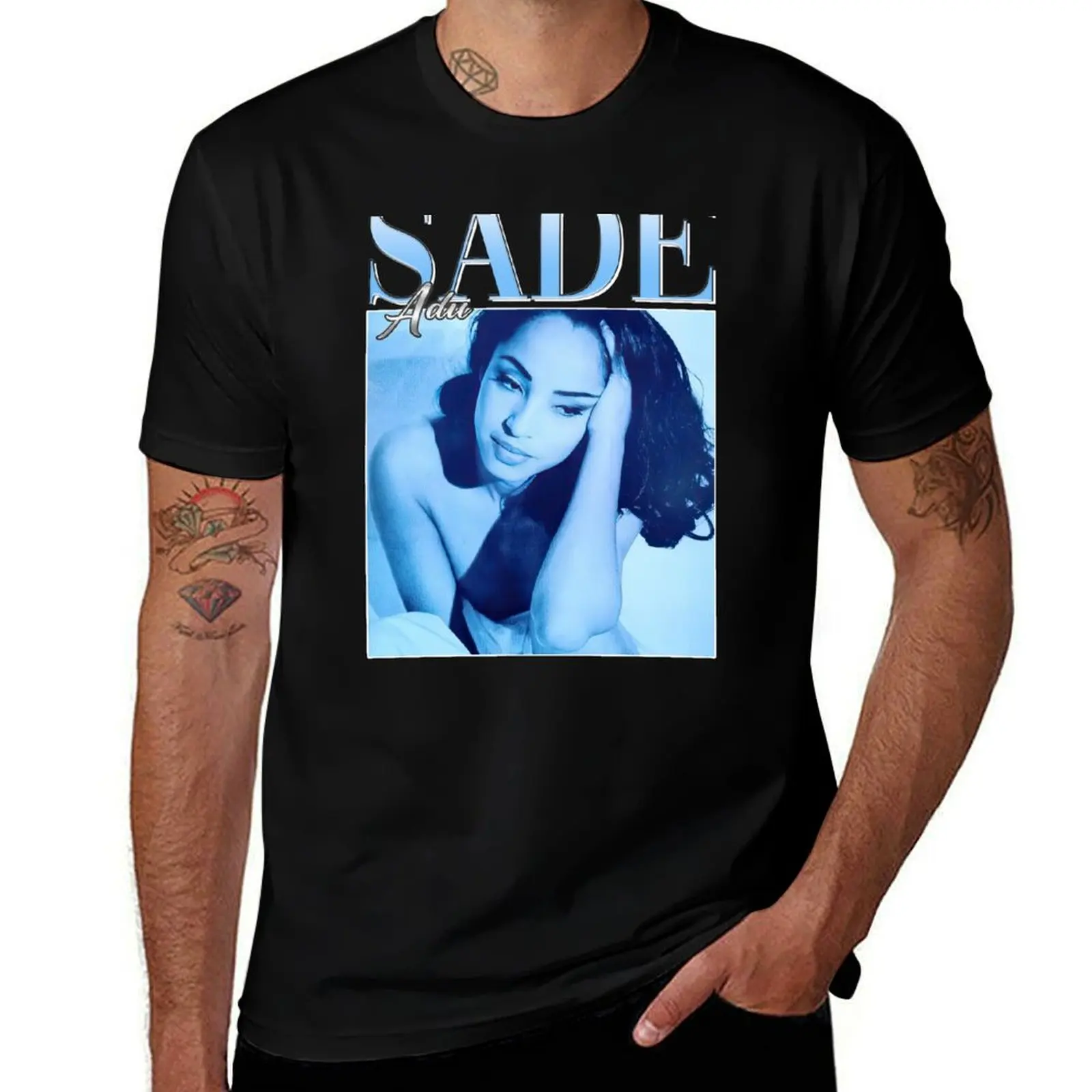 Sade Adu Music Band Jazz Pop Vintage Signature Retro 80s 90s Bootleg Rap Style T-Shirt Casual Pattern Print Tee Shirt T-Shirt