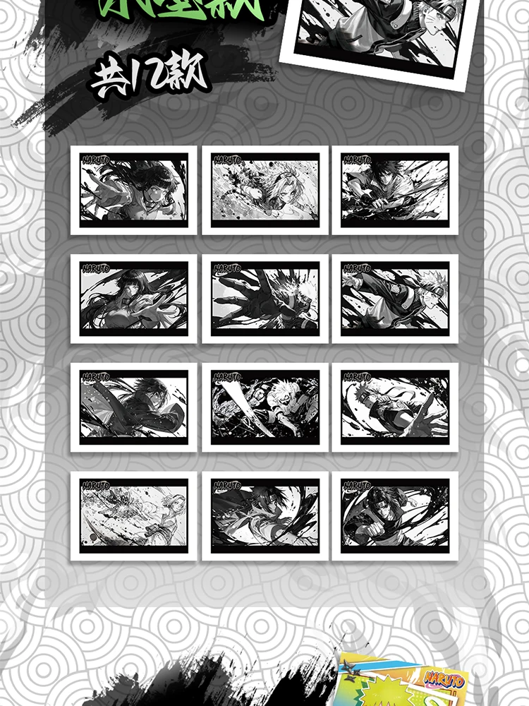 2025 Newest GuangYu Naruto Tickets Japanese Anime Konoha Bonds Hinata Sakura Sasuke Booster Box TCG Hobby Gift