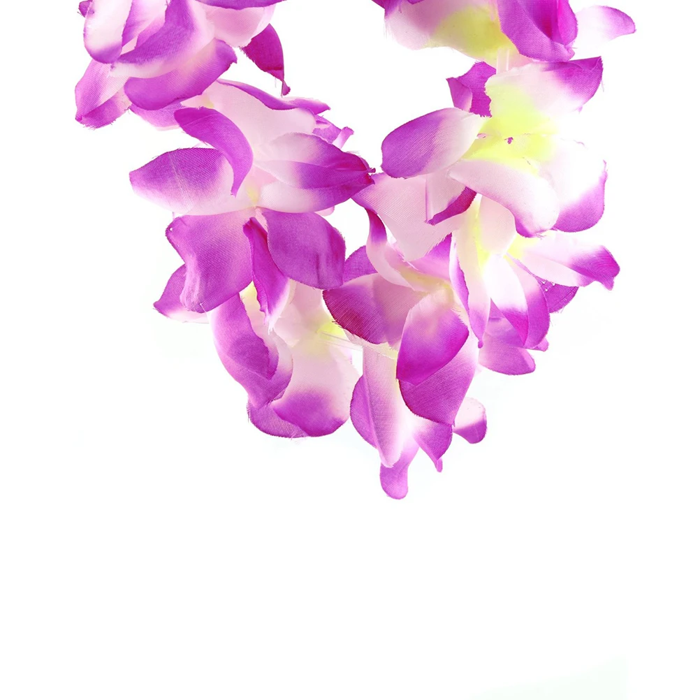 

Thickened Grass Skirt Wreath Hawaiian Tropical Luau Floral Decorate Party Favor Accessories Flower Necklaces Miss