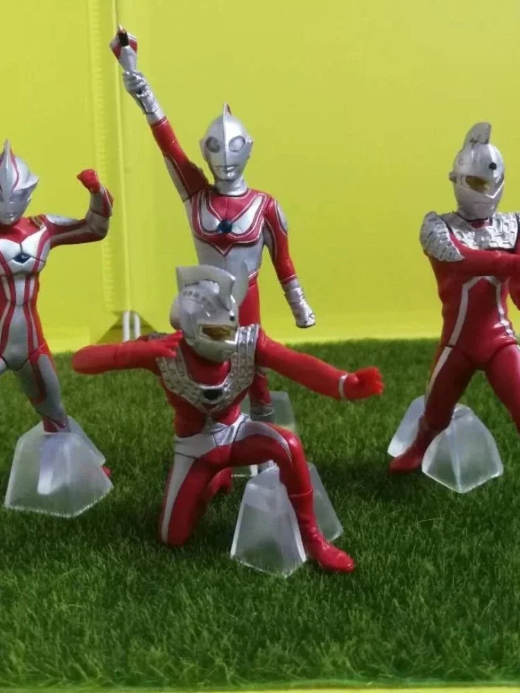 New Hand-made assembled Ultraman Taro Seven Jack Mebius  Action Figures PVC  Model  Fight Monsters Kid Gift Toy 2024