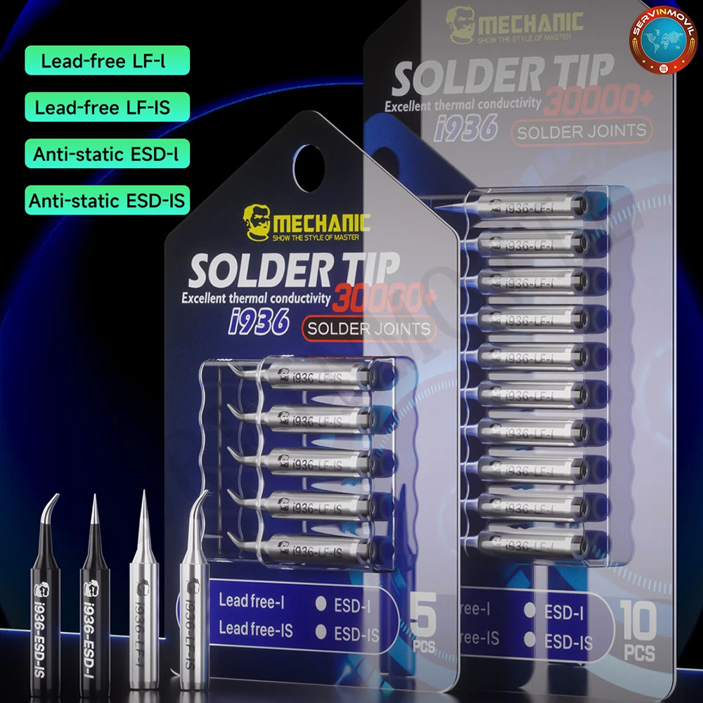 MECHANIC i936 superb soldering iron tip Set Soldering Iron Head Welding Tool Tip Universal Constant Temperature Solder