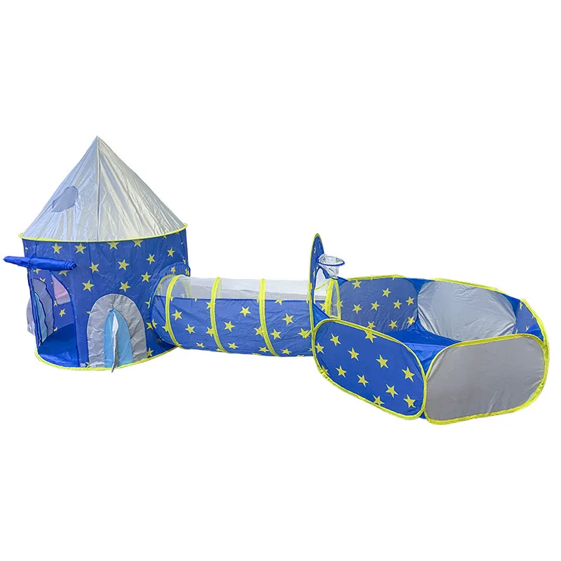 3 in 1 2Color Children Tent House Toy Ball Portable Tipi Interactive Pit Pool Kids Removable Indoor Outdoor Playhouse Gift Decor