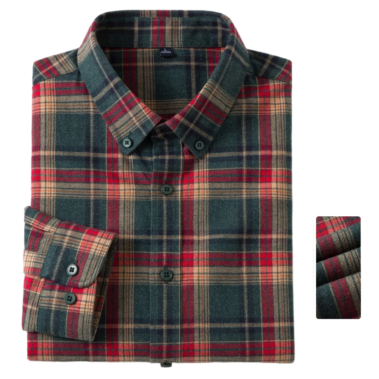 2027 Men's Fashionable and Stylish Multi-color Checkered Shirt, A New Business Trend, High-quality Long-sleeved for Commuting