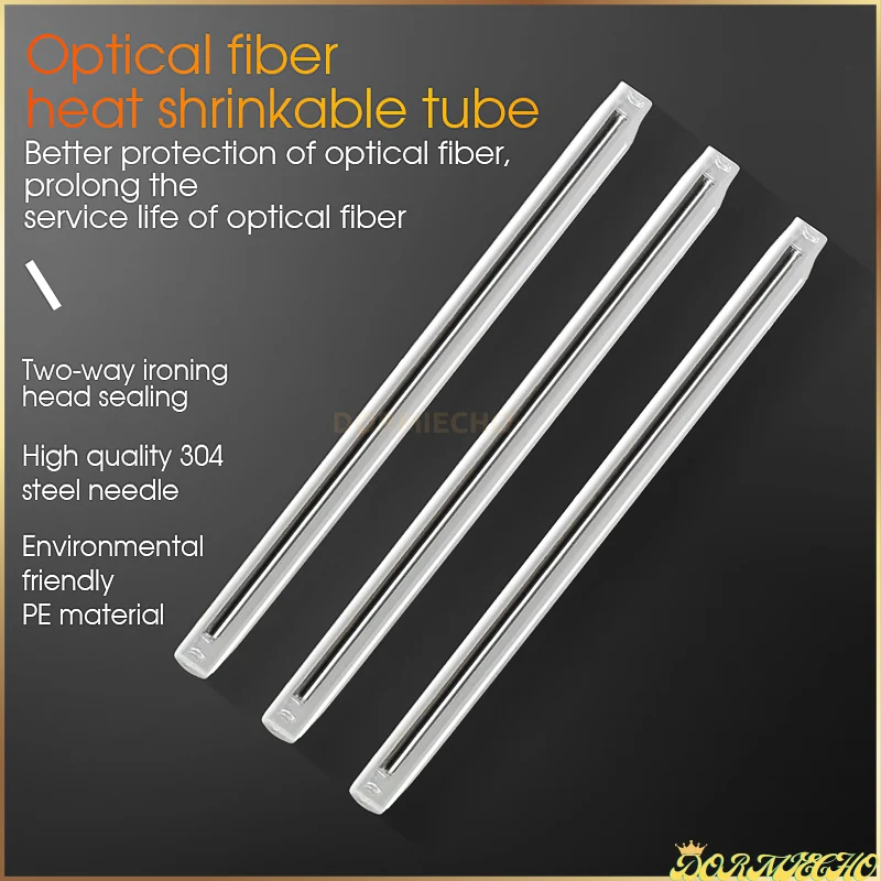 High Quality 45mm/60mm Optical Fiber Heat Shrinkable Tube FTTH Fiber Splicing Protection Sleeves Thin Tube Free Shipping