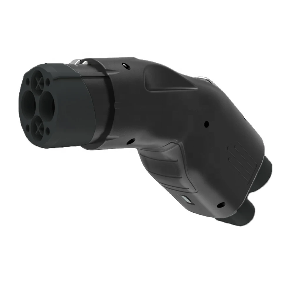 200A CCS2 to Chademo Adapter Black OEM Outlets Electric Vehicle Car Charging Earthing Outlet Adapter Europe Bio CE FCC ROHS