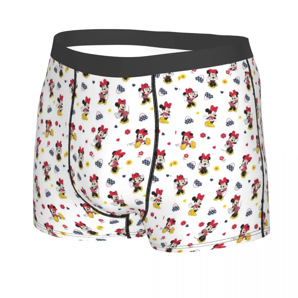 Boxer personalizzati divertenti Minnie Mouse Pantaloncini Slip da uomo Intimo Moda Mutande
