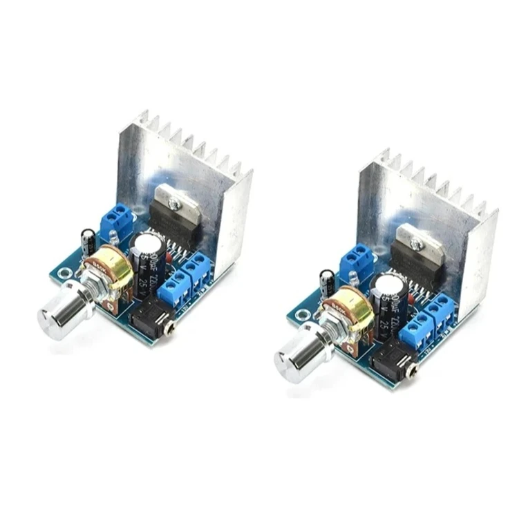 2 قطعة 12 فولت مكبر كهربائي رقمي أمبير مجلس TDA7297 15 واط + 15 واط ثنائي القناة خالية من الضوضاء