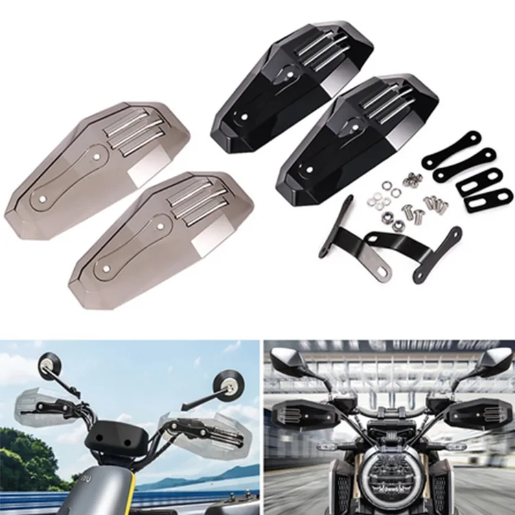 

Motorcycle dirt bike retro modification bullhorn protection anti-drop bullhorn guard handlebar windshield