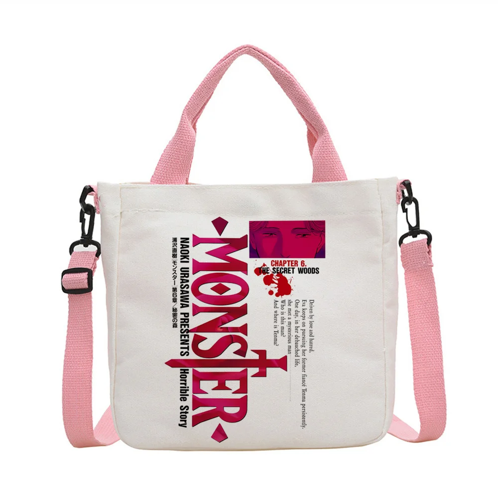 Monster Anime tote bag torba na zakupy shopper reusable bolsas de tela shoulder  woman