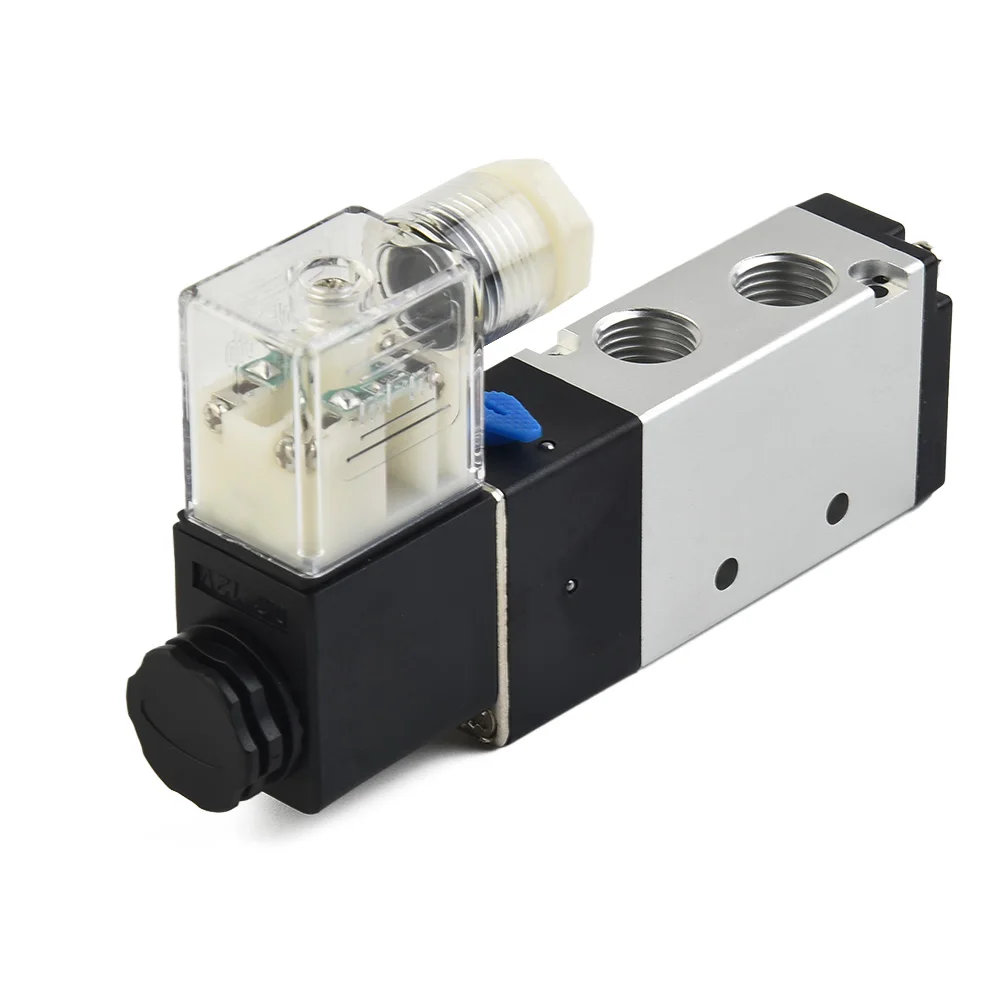 エアコンプレッサー用ソレノイドバルブ、4v21008、ジョイントパイプボア入口-出口-1-4インチ、排気-1-8、優れた性能