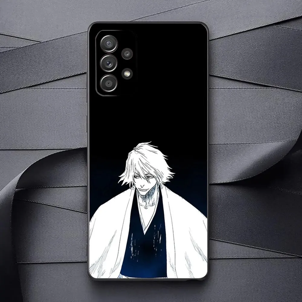 B-BLEACH Kisuke Urahara Phone Case For Samsung Galaxy A13,A21s,A22,A31,A32,A52,A53,A71,A80,A91 Soft Black Phone Cover