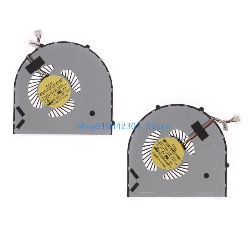 L4MD وحدة المعالجة المركزية وحدة معالجة الرسومات مشعات DC5V 0.5A 4 دبوس 4 أسلاك مبردات الكمبيوتر المحمول مروحة ل Alienware15 #2