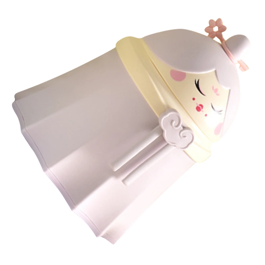 

Chinese Style Trash Can Small Waste Basket for Bedroom Office Desktop Plastic Garbage Bin Kitchen Living Room Storage Container