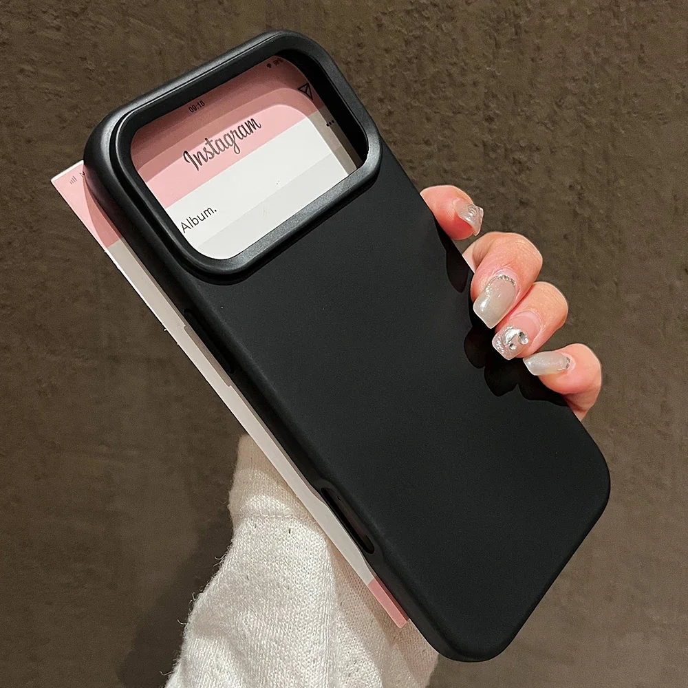 Matte Weiche Bonbonfarbene Handyhülle für iPhone 18 17 Air 16 15 14 13 12 11 Pro Max Plus Silikon Stoßfester Schutz Solide Hülle – Detail 16