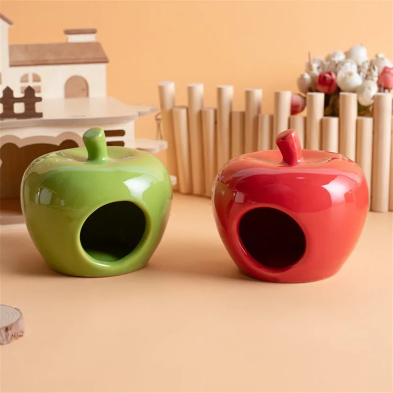 Ceramic Hamster Nest Pet House Nest Dutch Golden Bear Sleeping Nest House Design Guinea Gig Cage Landscape Supplies Luxury Villa