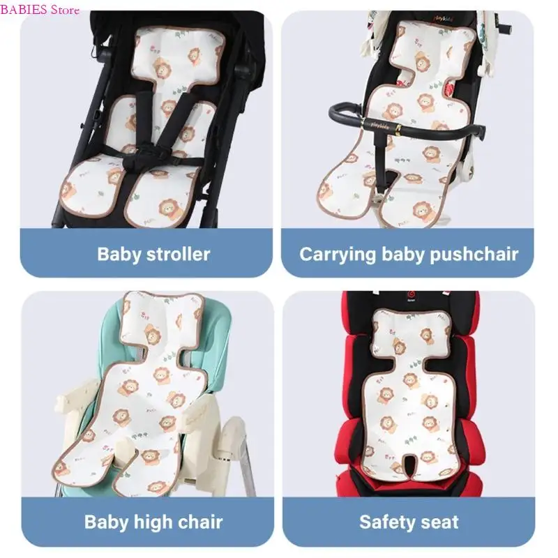 

Breathable Pram Pad Toddlers Newborns Pram Liner Summer Pram Cooling Pad Baby Infant Pushchair Cushion