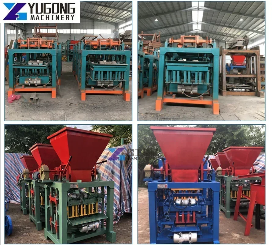 YG Hollow Cement Fly Ash Concrete Road Sand Semi Automatic Price Block Brick Making Machine