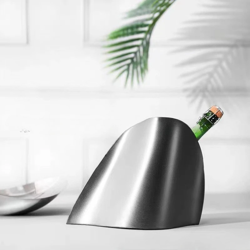 304 stainless steel champagne bucket creative ice bucket bar supplies wine set ice wine container full set ice bucket