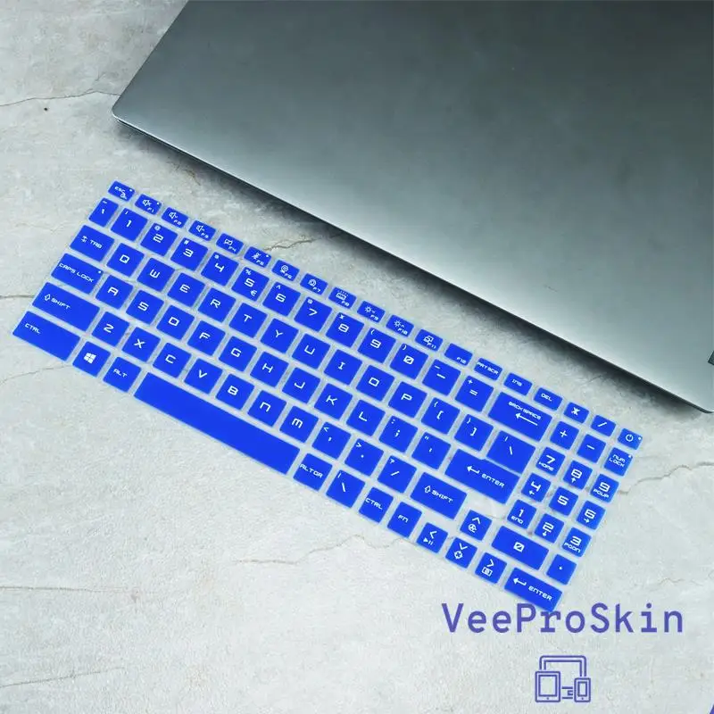 Silicone Keyboard Cover Gaming Laptop Protector for MSI Cyborg 15 A12v A12VF 15.6\