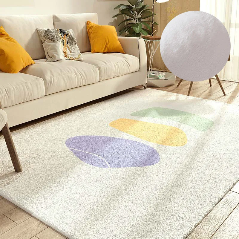 

Ins Style Carpets for Living Room Girl Cloakroom Carpet Large Area Thickened Rugs for Bedroom Decor Non-slip Soft Bedside Rug