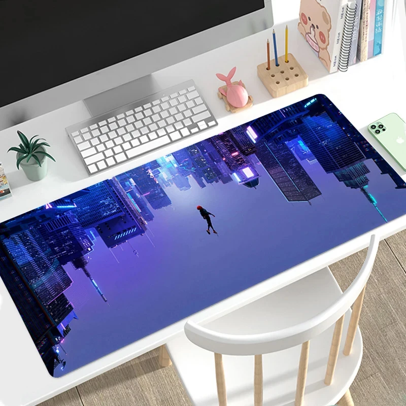 

City Neon Professional Gaming Anti-Slip Mouse Pads XXL Endless Gamer Office Learning Accessories Computer Desktop Mat Floor Mats