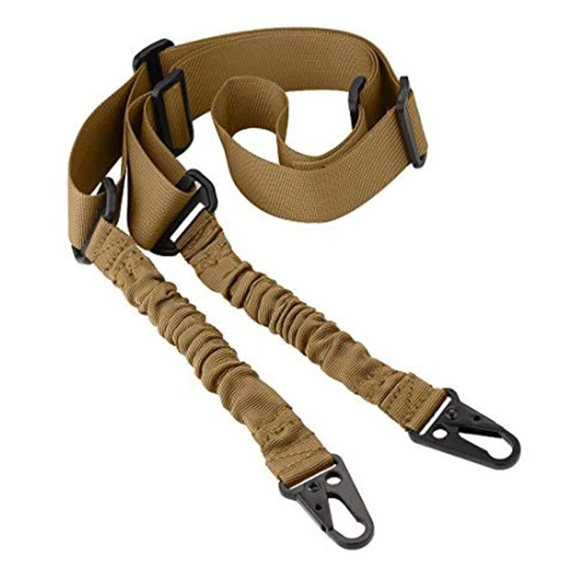 for Creative Multi-purpose Sling Adjustable Portable Two Point Sling for Outdoors Nylon Traditional Sling with Metal Hoo