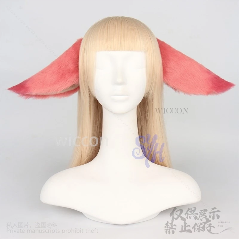 أنيمي لعبة جينشين تأثير تأثيري ياي ميكو الثعلب فروي Furrsuit آذان الوردي غطاء الرأس دبوس الشعر أغطية الرأس لوليتا اكسسوارات الهالوين