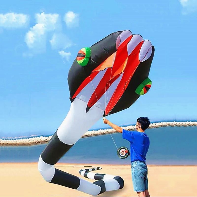 จัดส่งฟรี 3d kites บินงู kites สําหรับผู้ใหญ่ kites ไฟฟ้า stepper kite reel Rocket fly ตกปลายักษ์ kites to fly ของเล่น