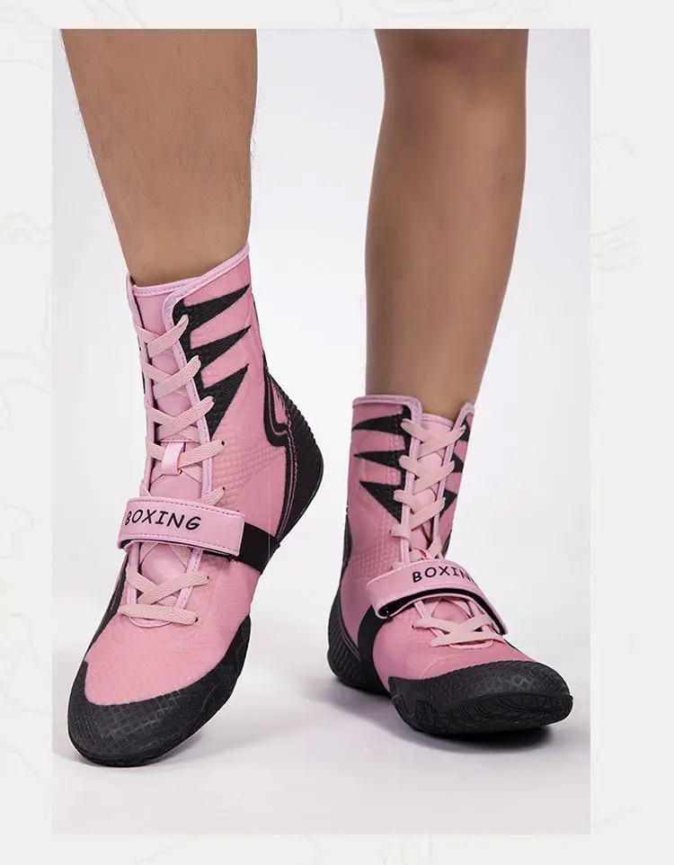 New 2025 Hot Sale Breathable Professional Lightweight Power Wrestling Shoes Training Shoes Fighting Gym Very Good