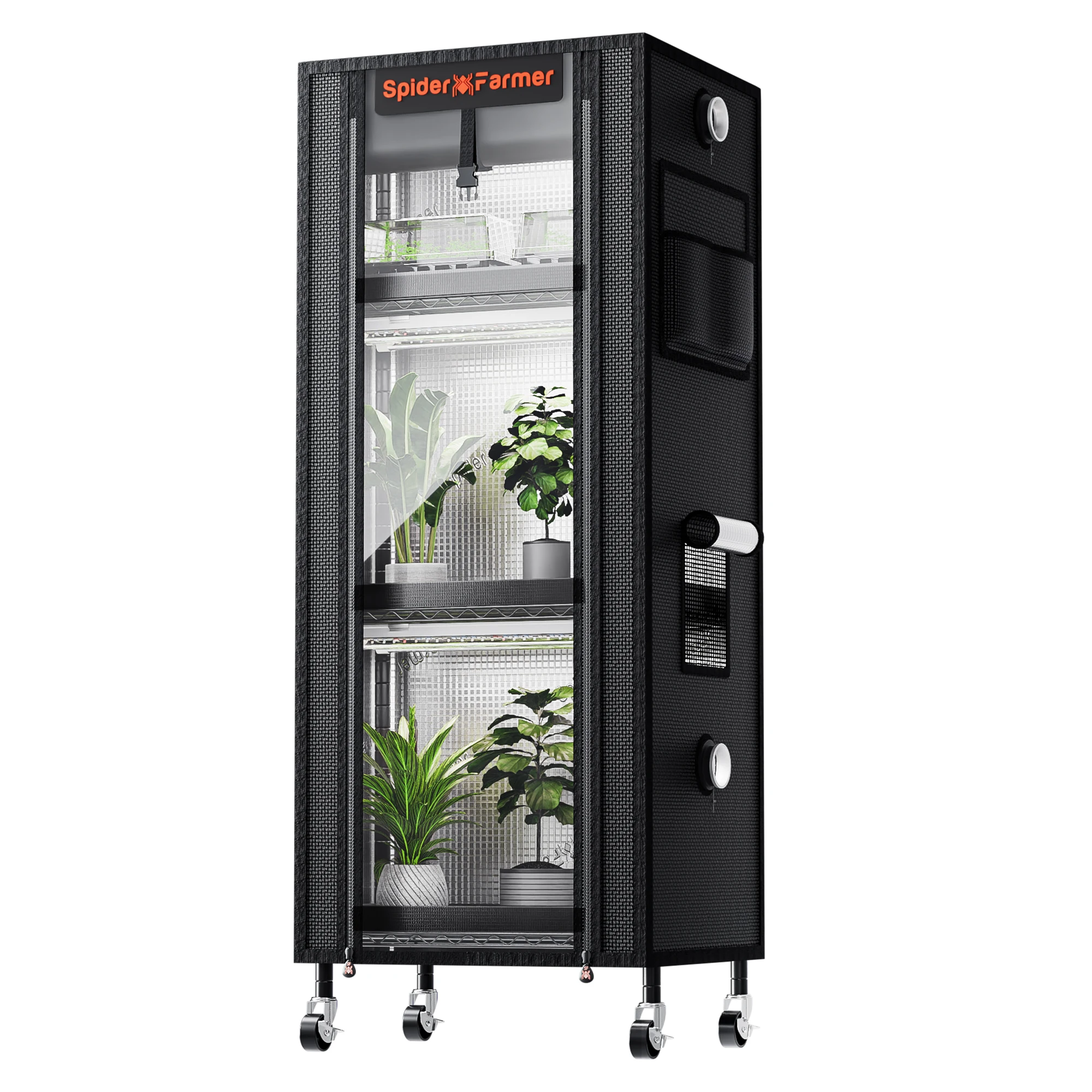 

Spider Farmer 6PCS 9W LED Grow Light Bars with Plant Stand and 40x31x120cm Tent