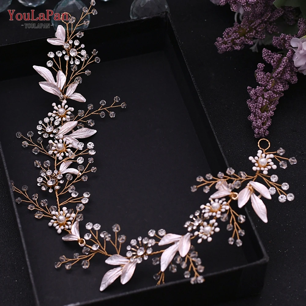 YouLaPan Wedding Sash Bridal Belts Fashion Women Belt Leaf Rhinestone Sash Belt Crystal Bridesmaid Belts Wedding Dress Bel SH294