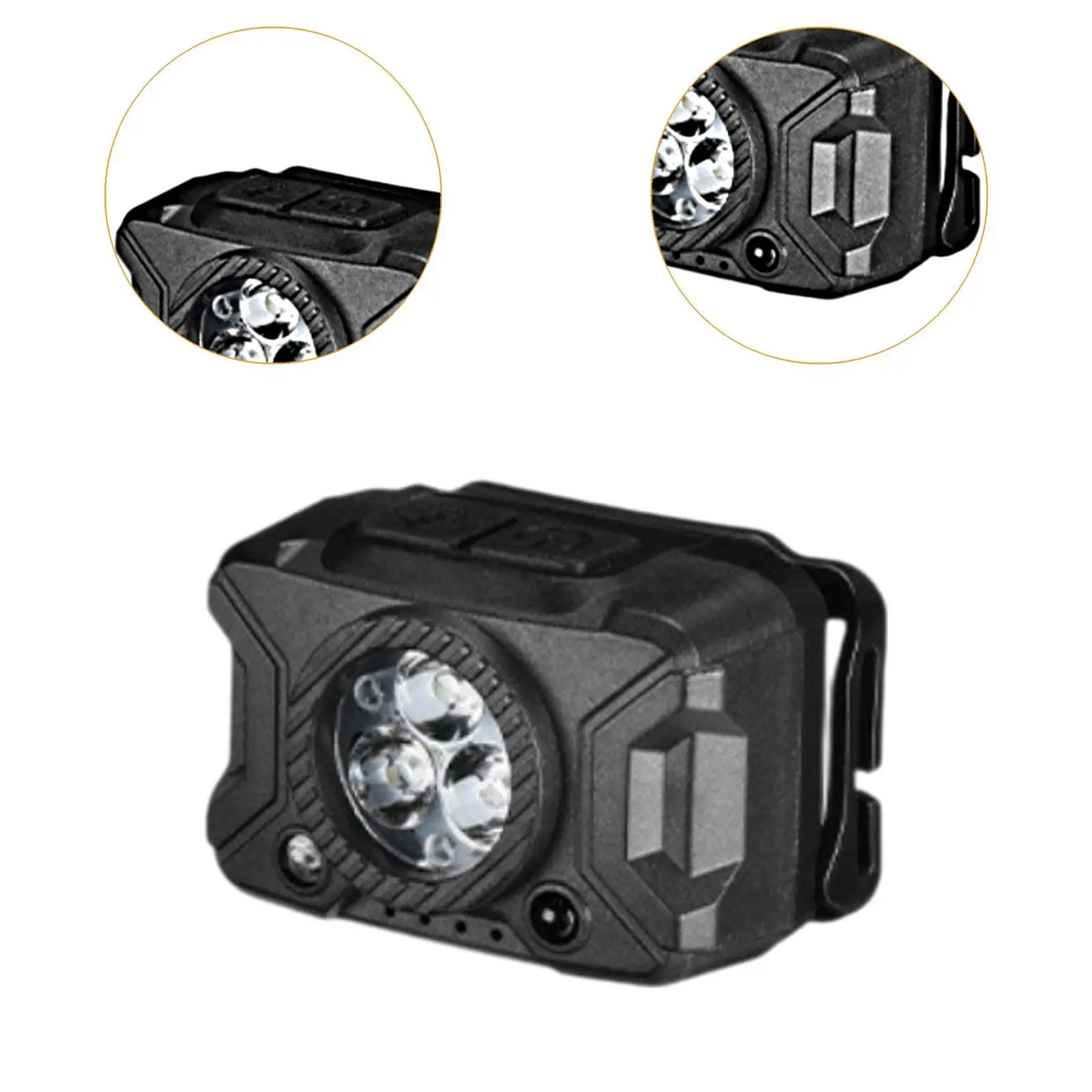 Faro impermeable ajustable con diadema para senderismo Camping pesca