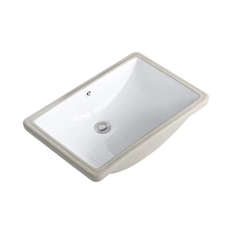 

Wash basin, ceramic countertop, porcelain embedded square circular large capacity bathroom, size, single basin, plus