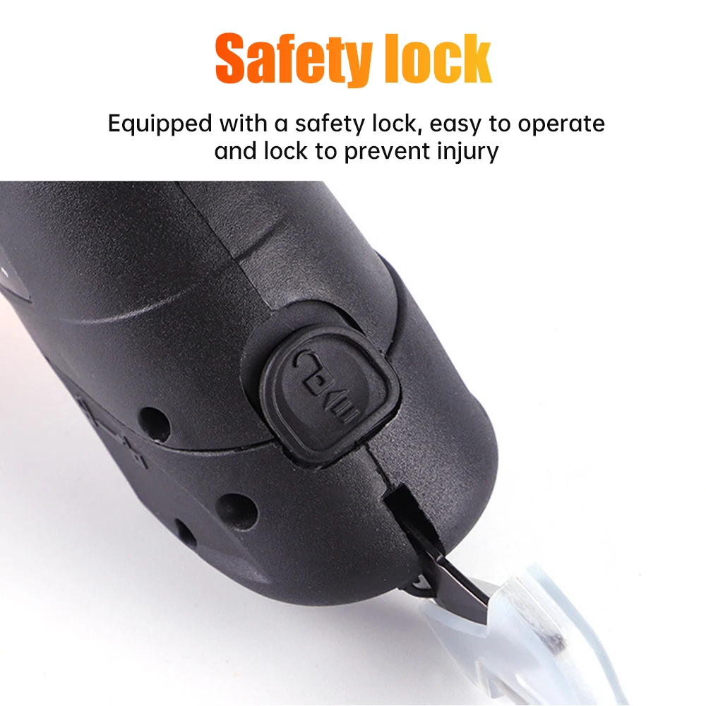 Cordless Electric Handheld Scissors Rechargeable Lithium Battery Portable Fabric Cutting Machine Handheld Leather Rugs Trimmer