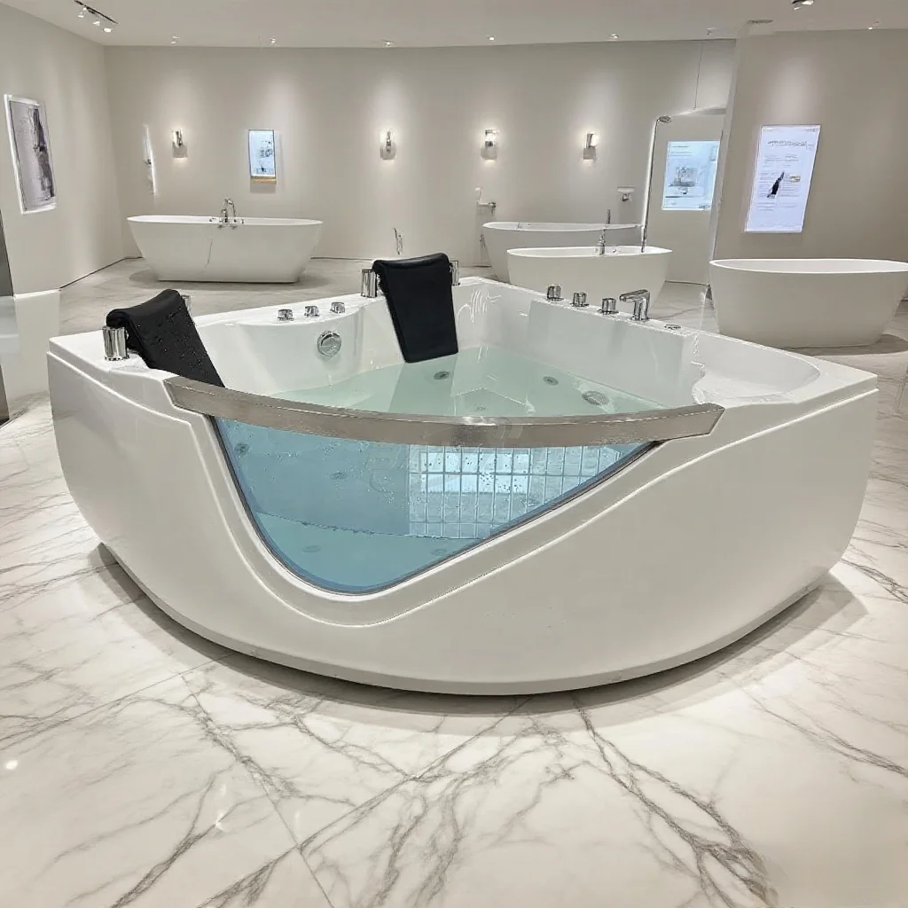 

Угловая гидромассажная ванна Lazy Spas, массажная гидромассажная ванна для 2 человек, спа в помещении,Jakuz3), с пузырьковой ванной для дома или использования в отеле
