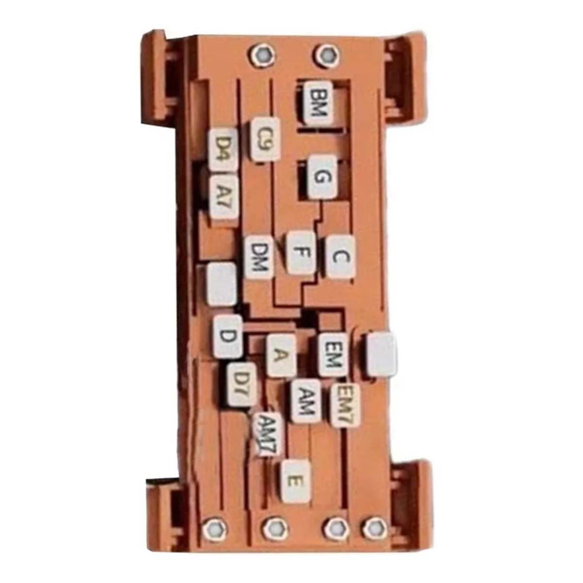 

Guitar Learning Aid Tool Guitar Chord Trainer Guitar Practice Aid Teaching Learning System for Guitar Beginner Brown-AA85