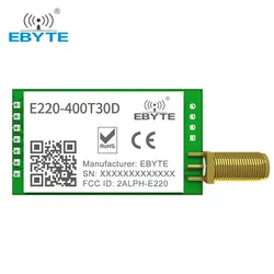LoRa LLCC68 433MHz Wireless Module 470MHz 30dBm Long Range 10km RSSI EBYTE E220-400T30D SMA-K DIP UART Transmitter Receiver