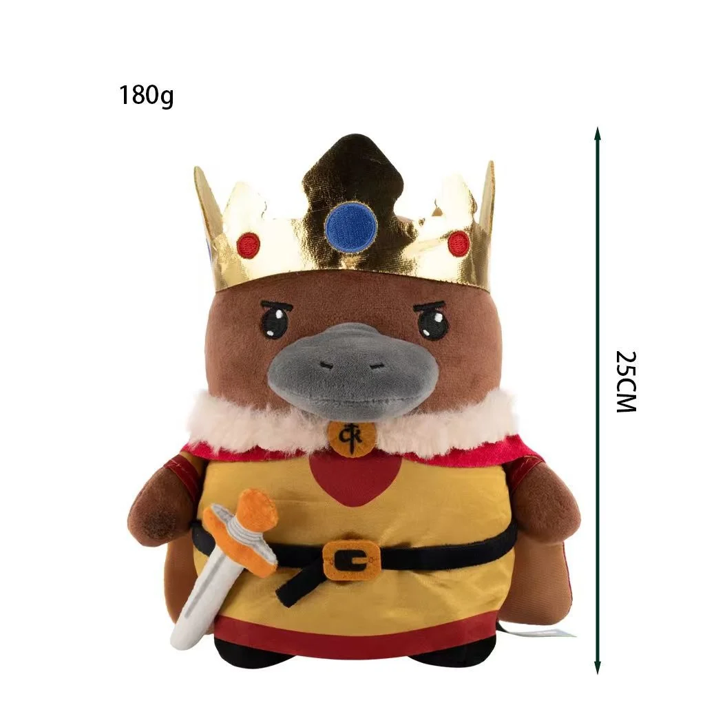 Corações de ferro ou kaiser ornitorrinco brinquedo de pelúcia macio bonito jogo de pelúcia animal boneca ornitorrinco cosplay jogador jogo presentes de aniversário