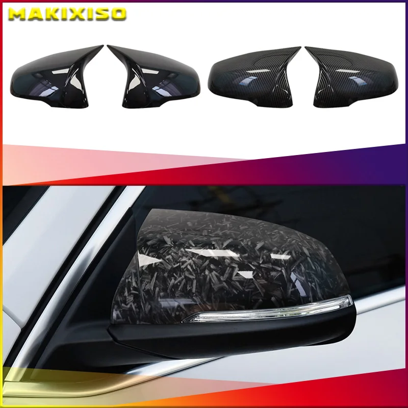 Capas de Espelho Retrovisor em Fibra de Carbono para BMW X1 F48, X2 F39, Z4 G29, F45, F46, F52, F40 e Toyota Supra 19-22