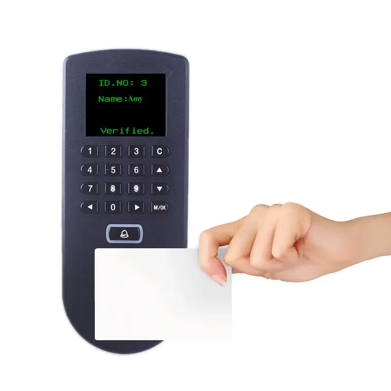 For 3000 Users ZKTeco TF19 ZK Optical Sensor Anti-Passback LCD Color Screen Full Fingerprint Access Control System