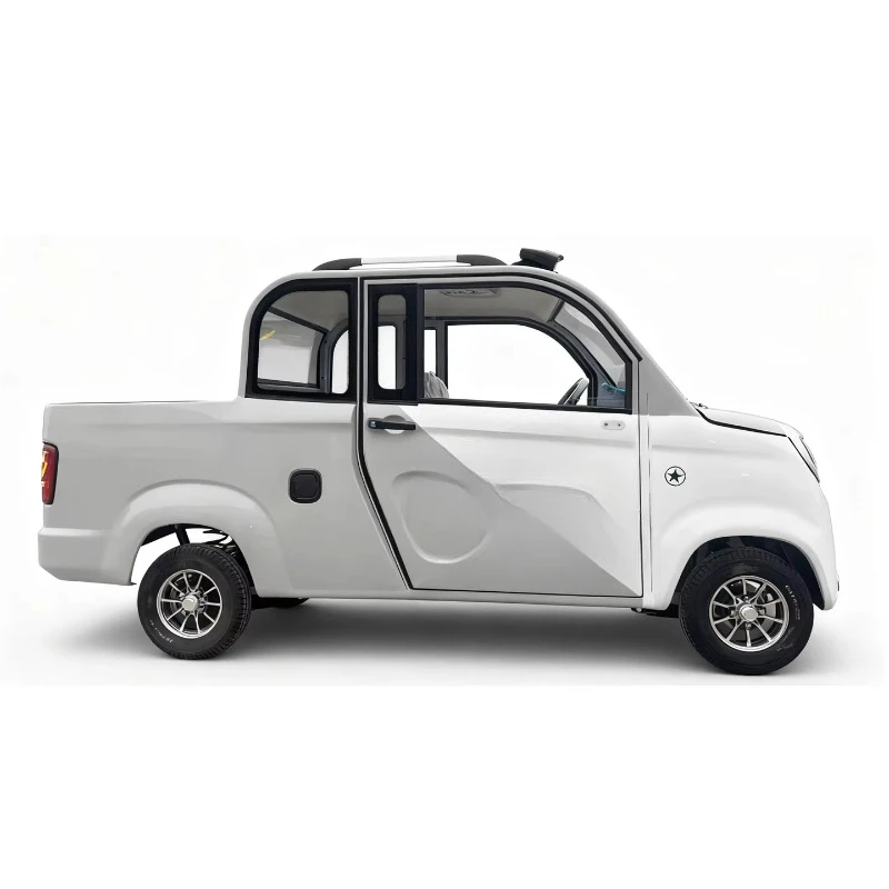 

Electric four-wheeler, pickup truck, pulling goods, four-wheeler, household small scooter, new energy with carriage