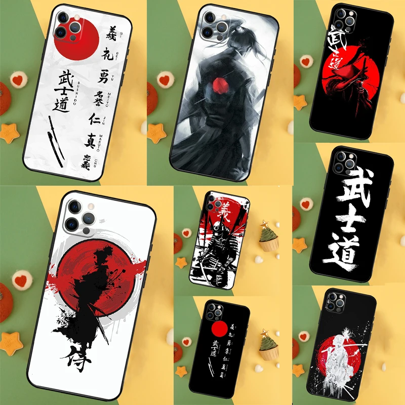 Funda japonesa Bushido Samurai para Honor Magic 8 5 6 7 Lite Honor 200 400 Pro 50 70 90 X9d X9b X9c X9a X8c X8b Win RT