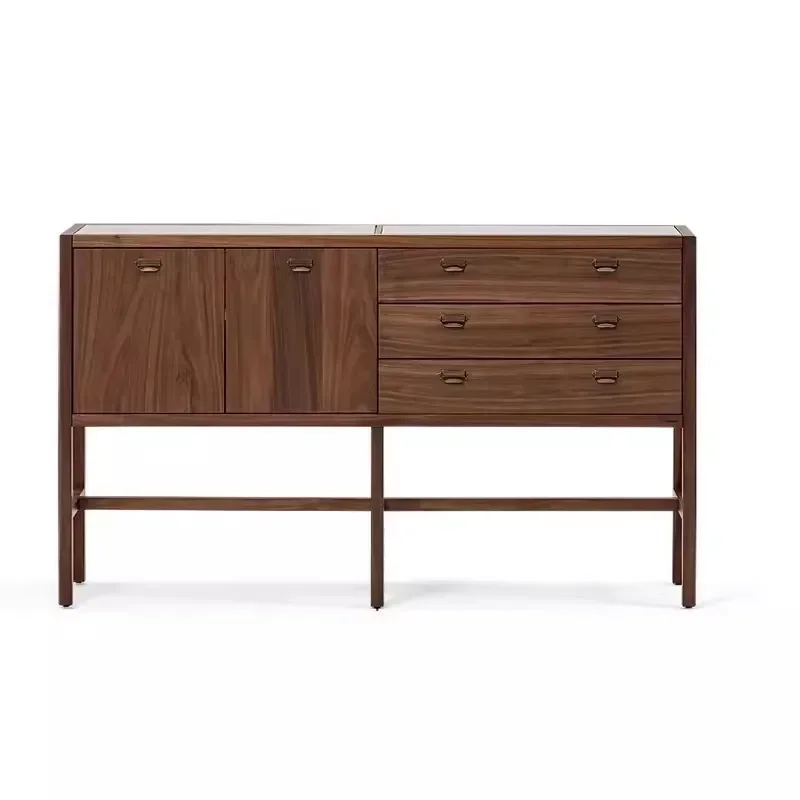 All solid wood side cabinet