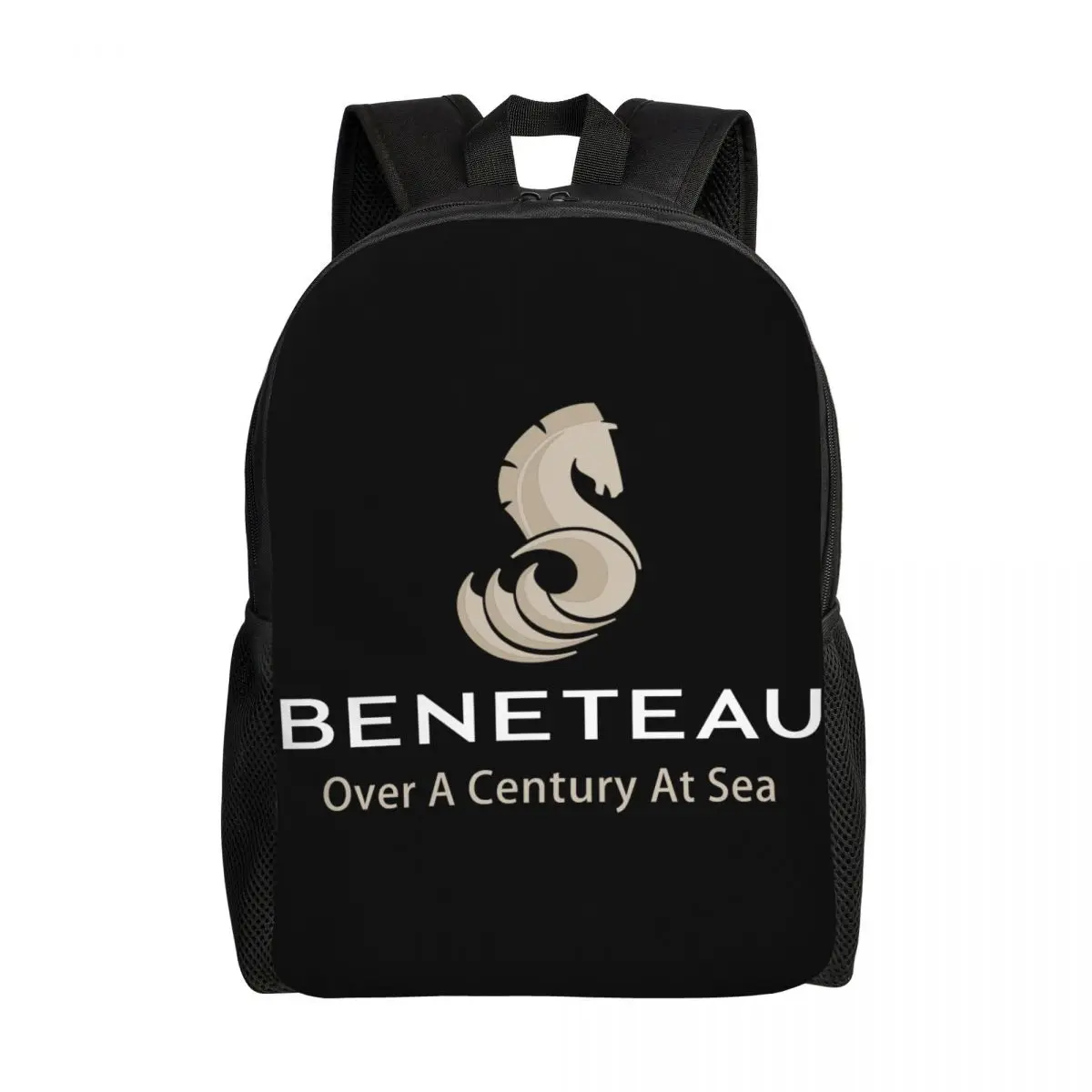 

Custom 3D Printing Beneteau Sailboat Sailing Yacht Backpack School College Travel Bags Men Women Bookbag Fits 15 Inch Laptop