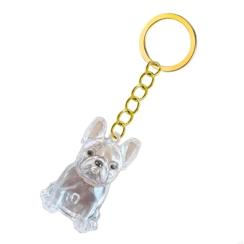 Dog Hair Memorial Box Keychain Clear Display Box Pet Hair Storage Box J0MC