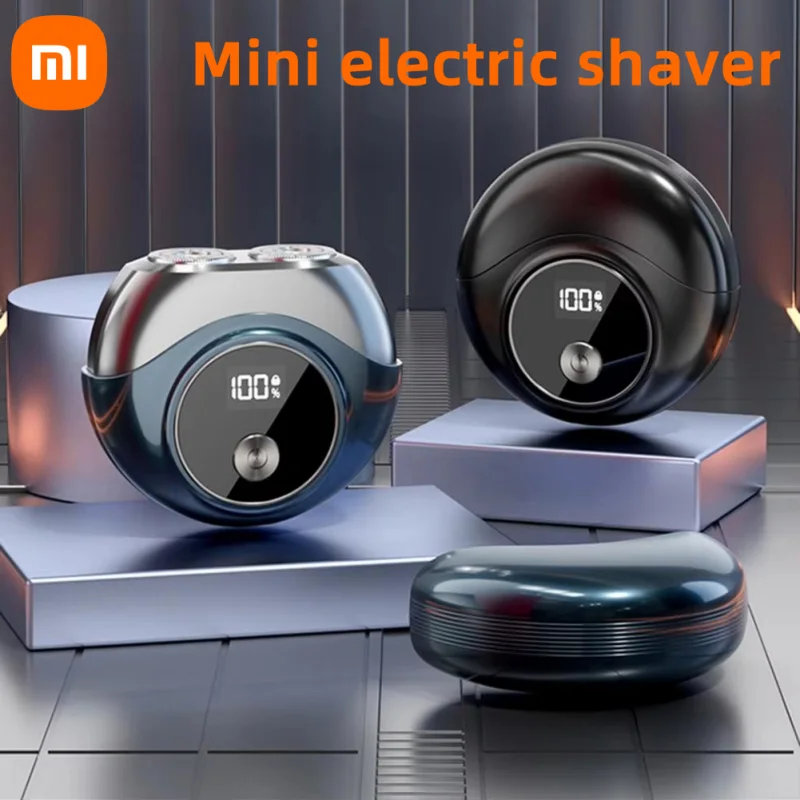 Xiaomi Small UFO Mini Electric Shaver Outdoor Travel Portable USB Charging Digital Display Waterproof Beard Knife Men's Shaver